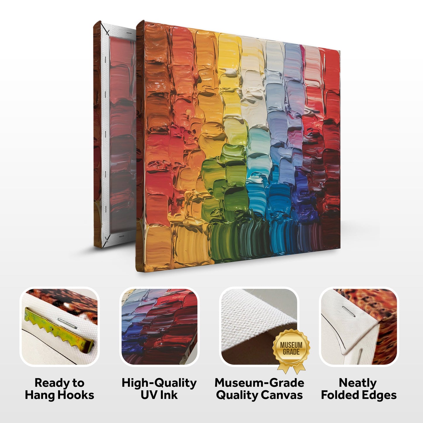 Chroma Flow Abstract Canvas Wall Art
