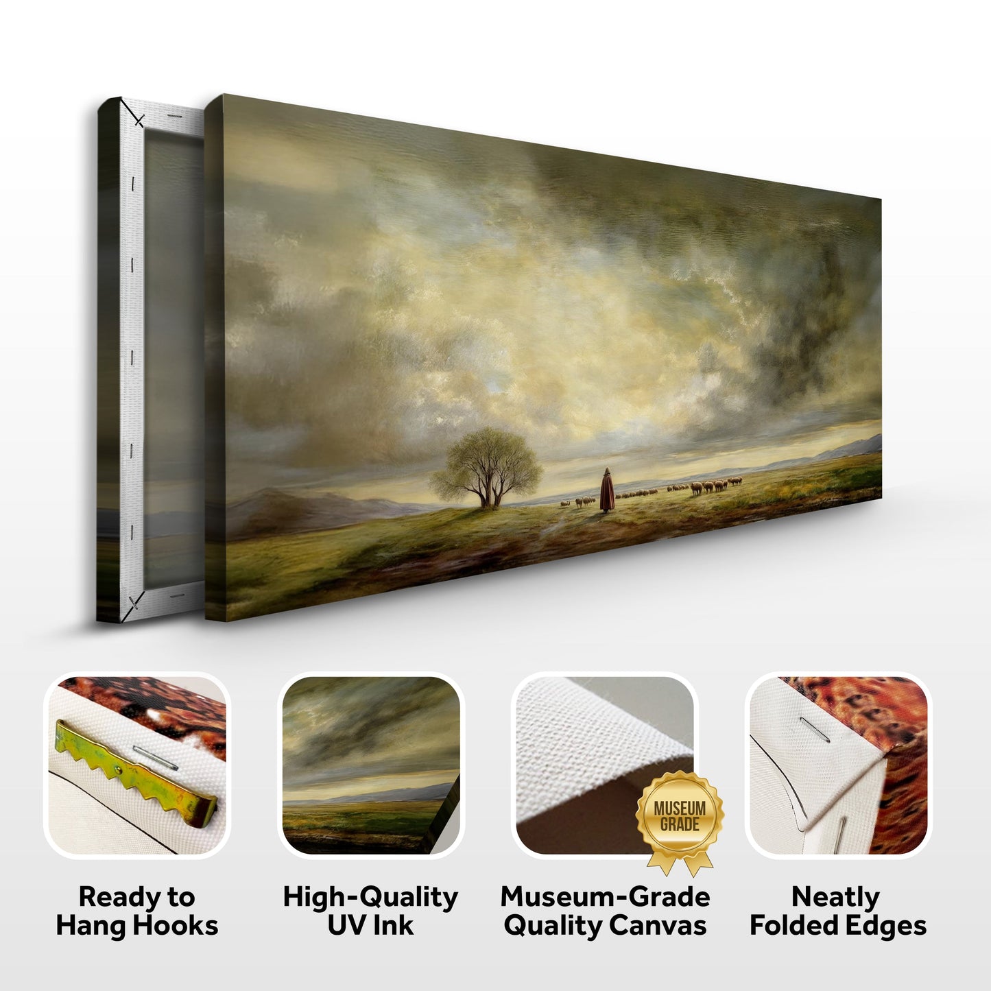 The Good Shepherd Faith Canvas Wall Art
