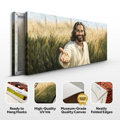 Savior's Invitation Faith Canvas Wall Art