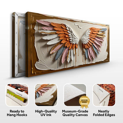 Angelic Wings Canvas Wall Art