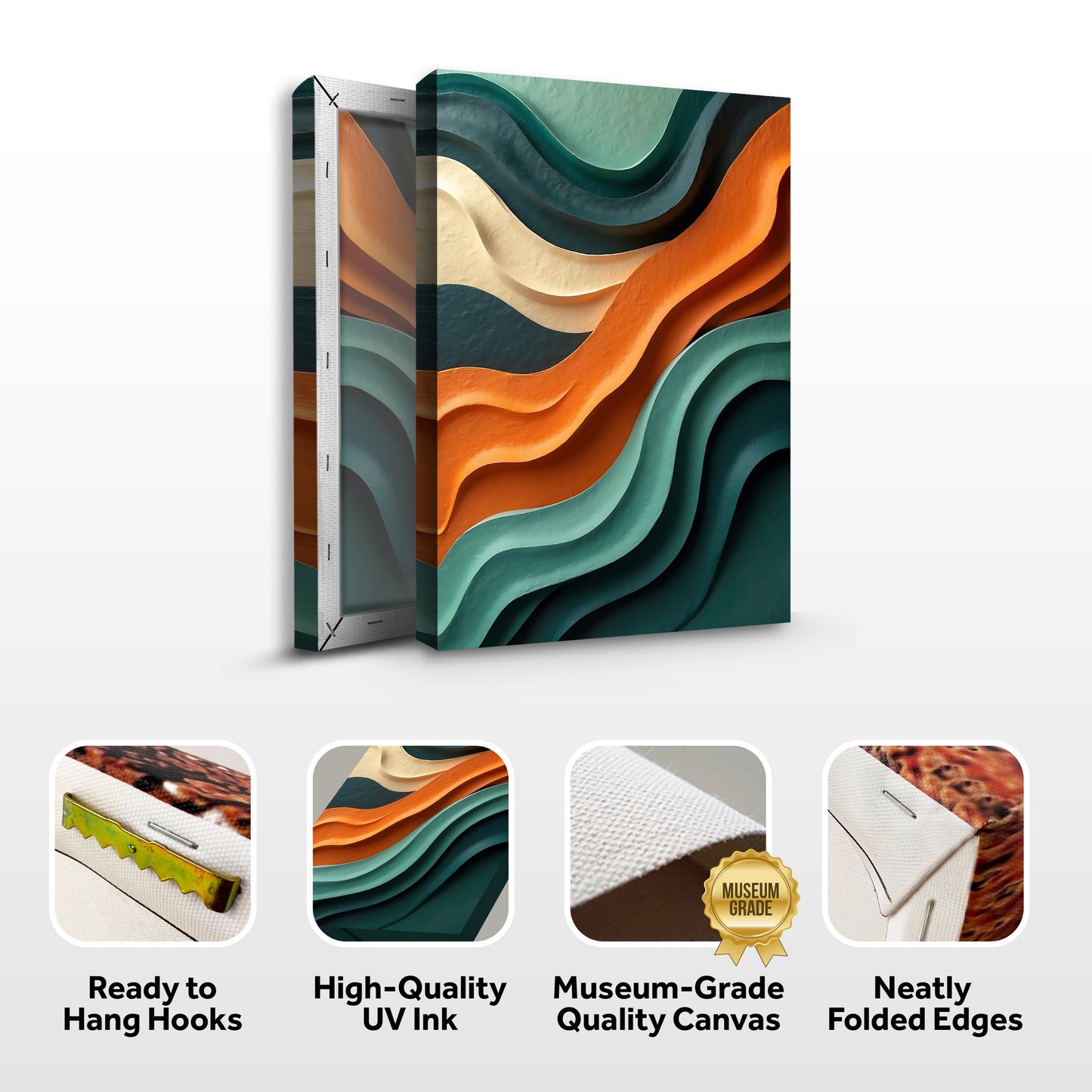 Wave Abstract Canvas Wall Art