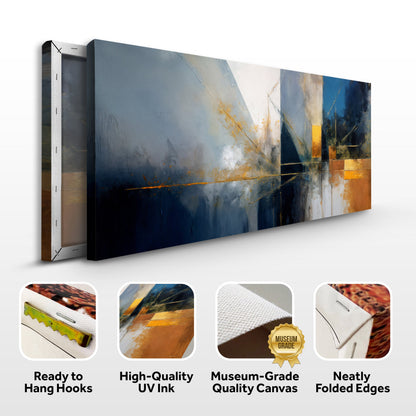 Abstract Geometric Lines Canvas Wall Art