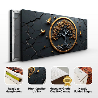 3D Celtic Tree of Life Canvas Wall Art IV-B