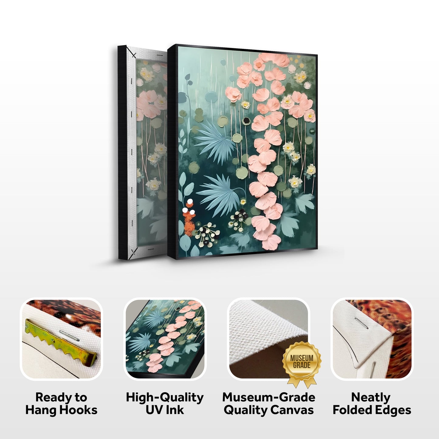 Secret Garden Floral Canvas Wall Art II