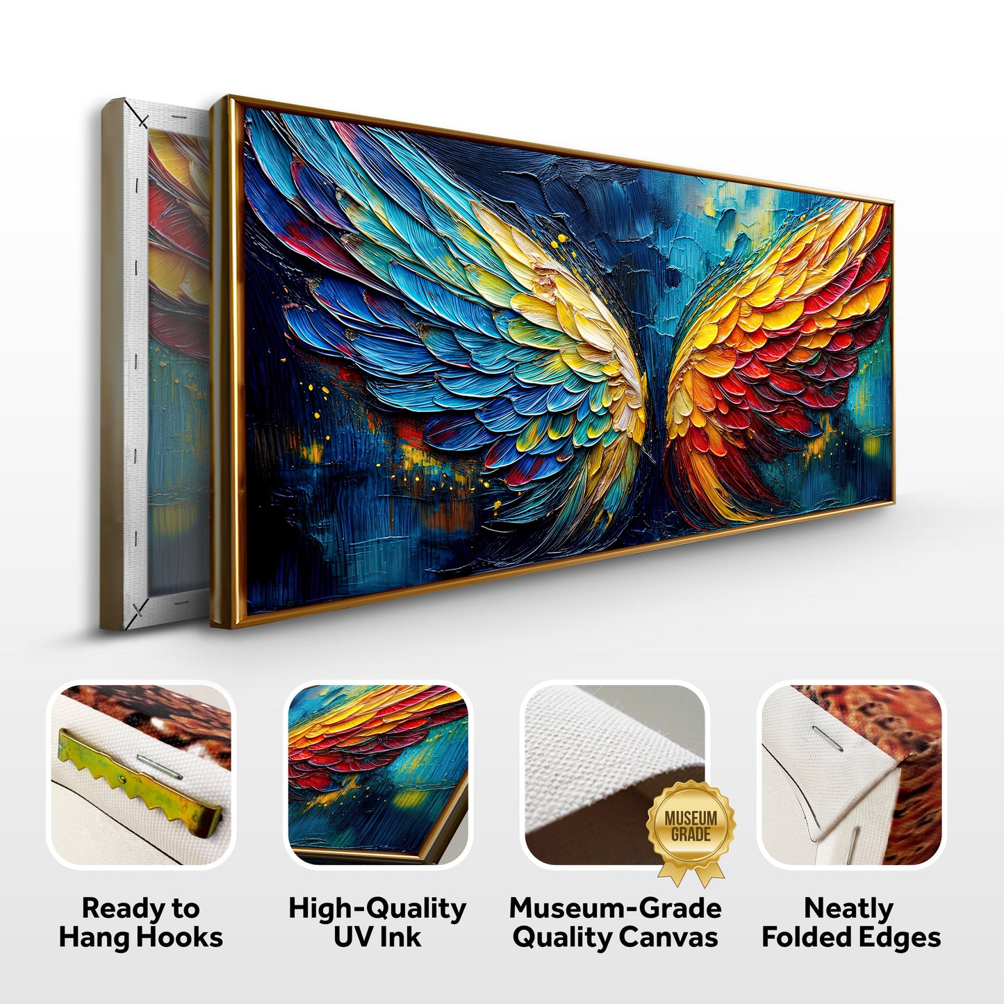 Wings of Fire Canvas Wall Art