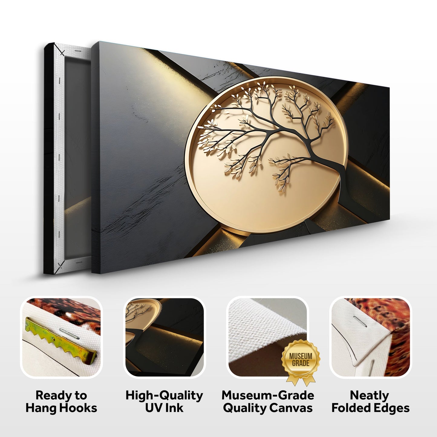 3D Celtic Tree of Life Canvas Wall Art VI