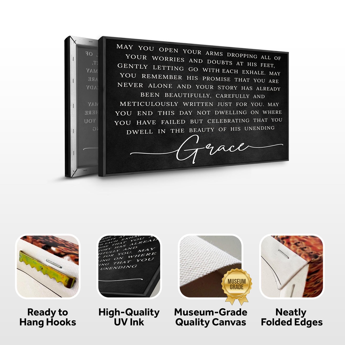 Unending Grace Faith Canvas Sign