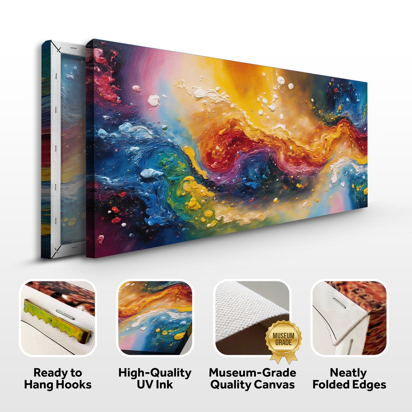 Chroma Nova Abstract Canvas Wall Art