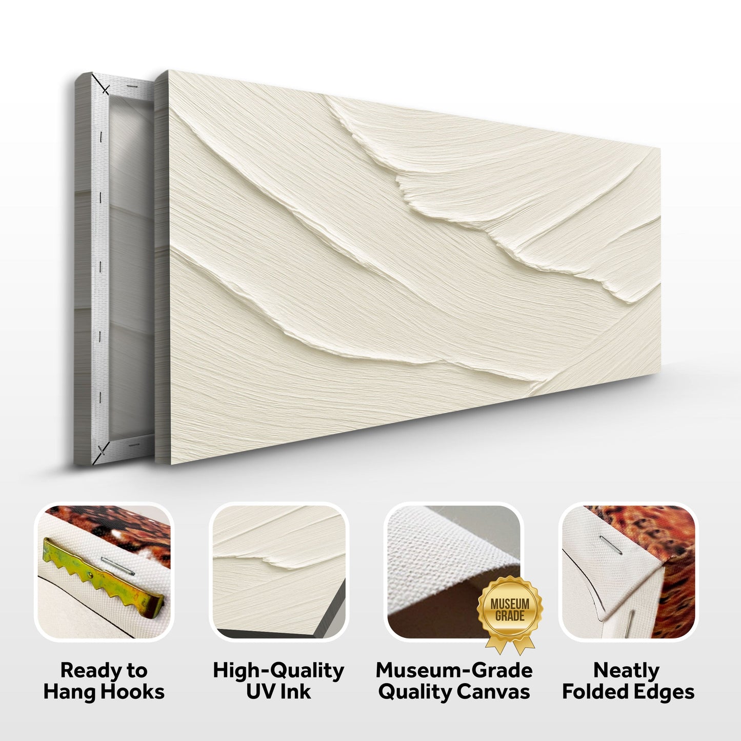 Abstract Minimalist Wave Canvas Wall Art II