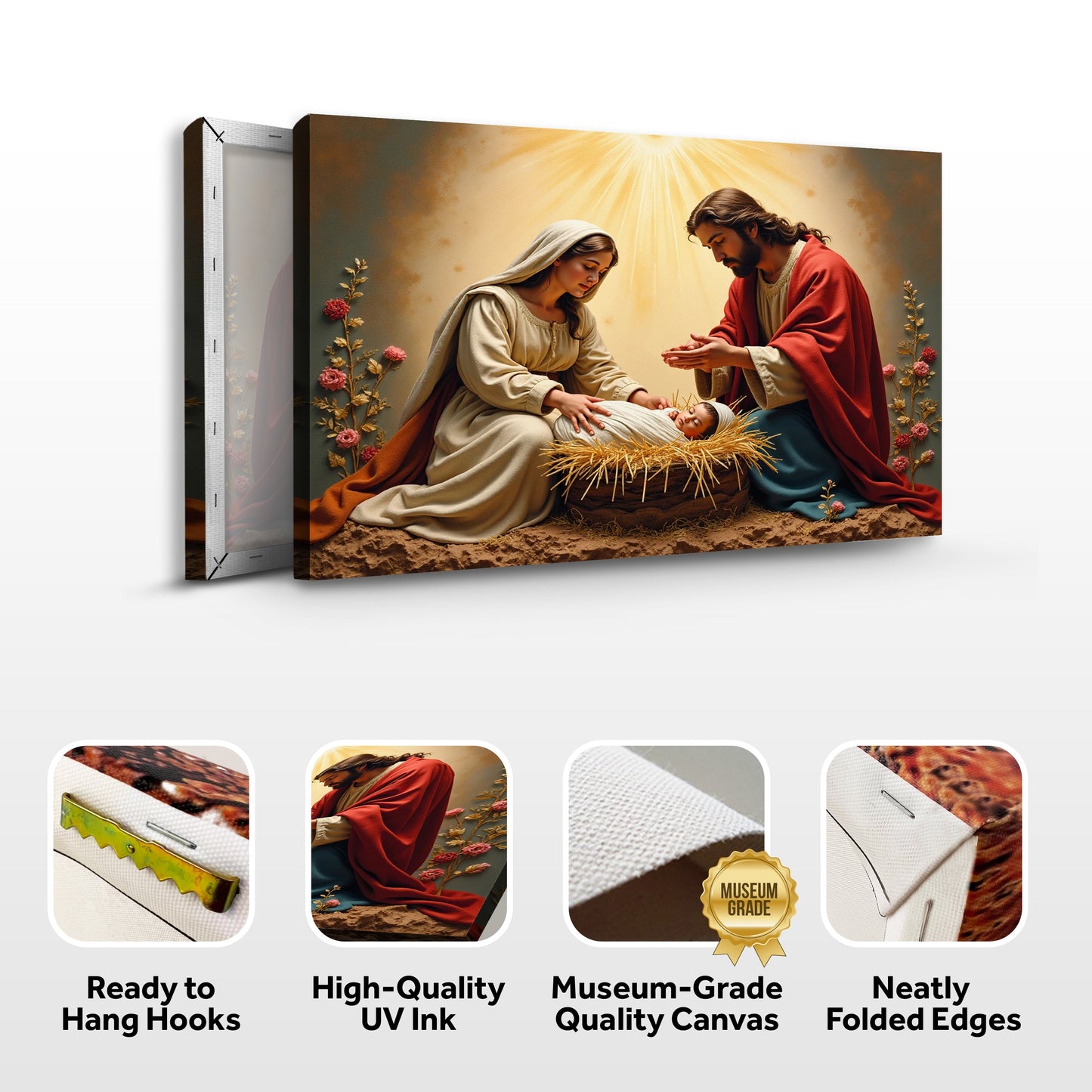 3D Faith Canvas Wall Art IV