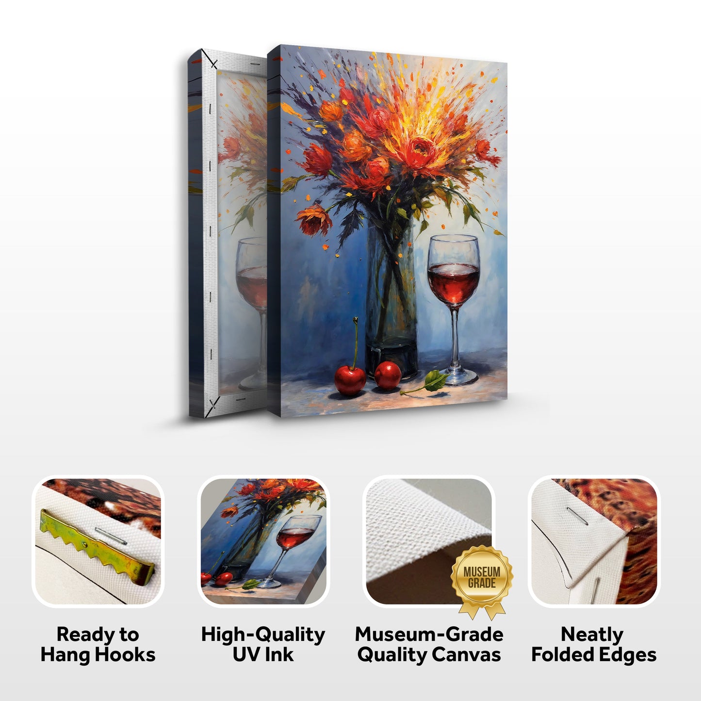 Dynamic Still Life Abstract Canvas Wall Art