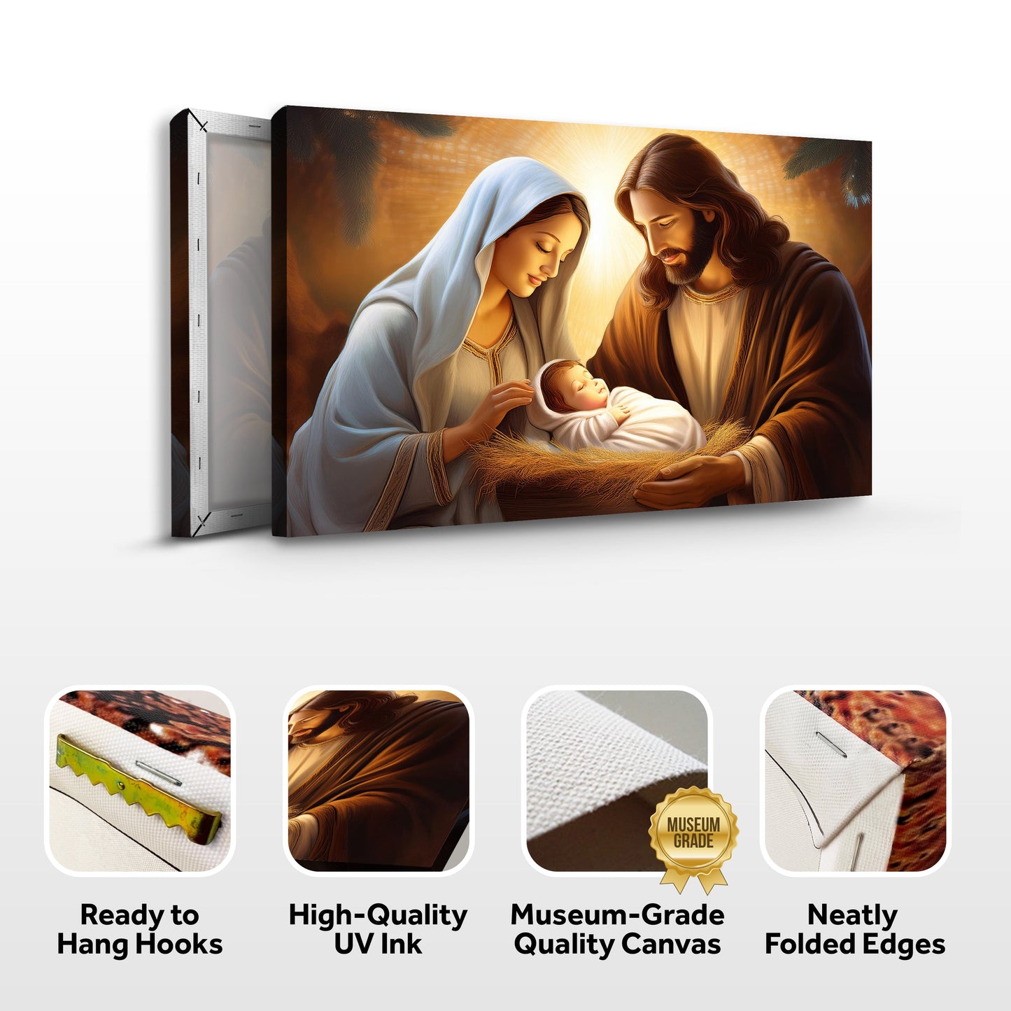 3D Faith Canvas Wall Art II
