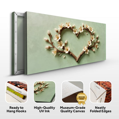 Harmony in Bloom Floral Canvas Wall Art