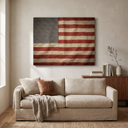 American Flag Canvas Wall Art