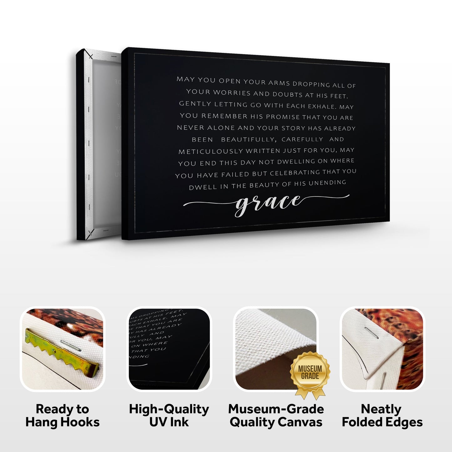 Unending Grace Faith Canvas Wall Art