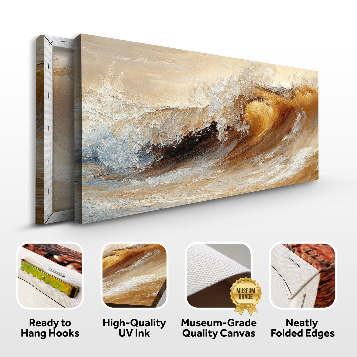 Ocean Wave Seascape Canvas Coastal Art