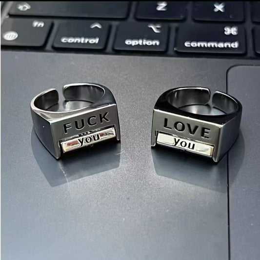 EmoteRing Duo - Flip your mood, flip your ring!