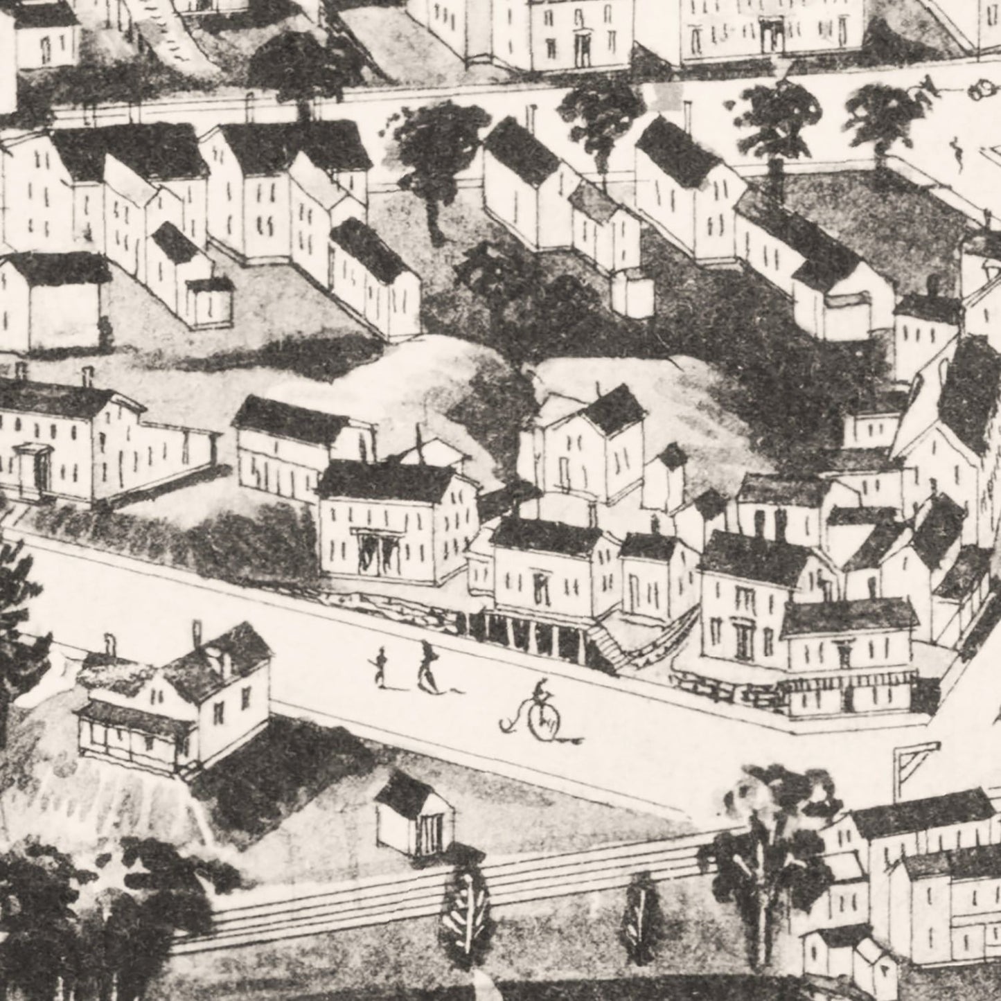 Vintage Map of Ballardvale, Massachusetts, 1885