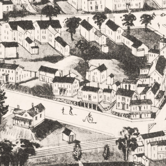 Vintage Map of Ballardvale, Massachusetts, 1885