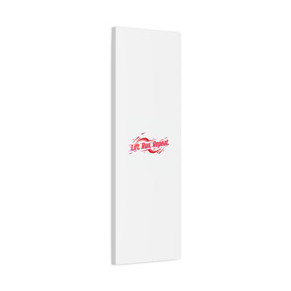 Lift Run Repeat Gym Motivation Canvas Wall Art