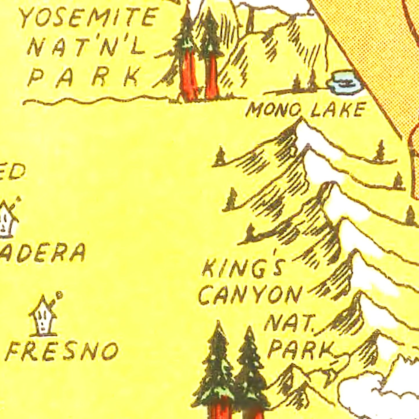 Vintage Map of California, 1948 | Wall Art