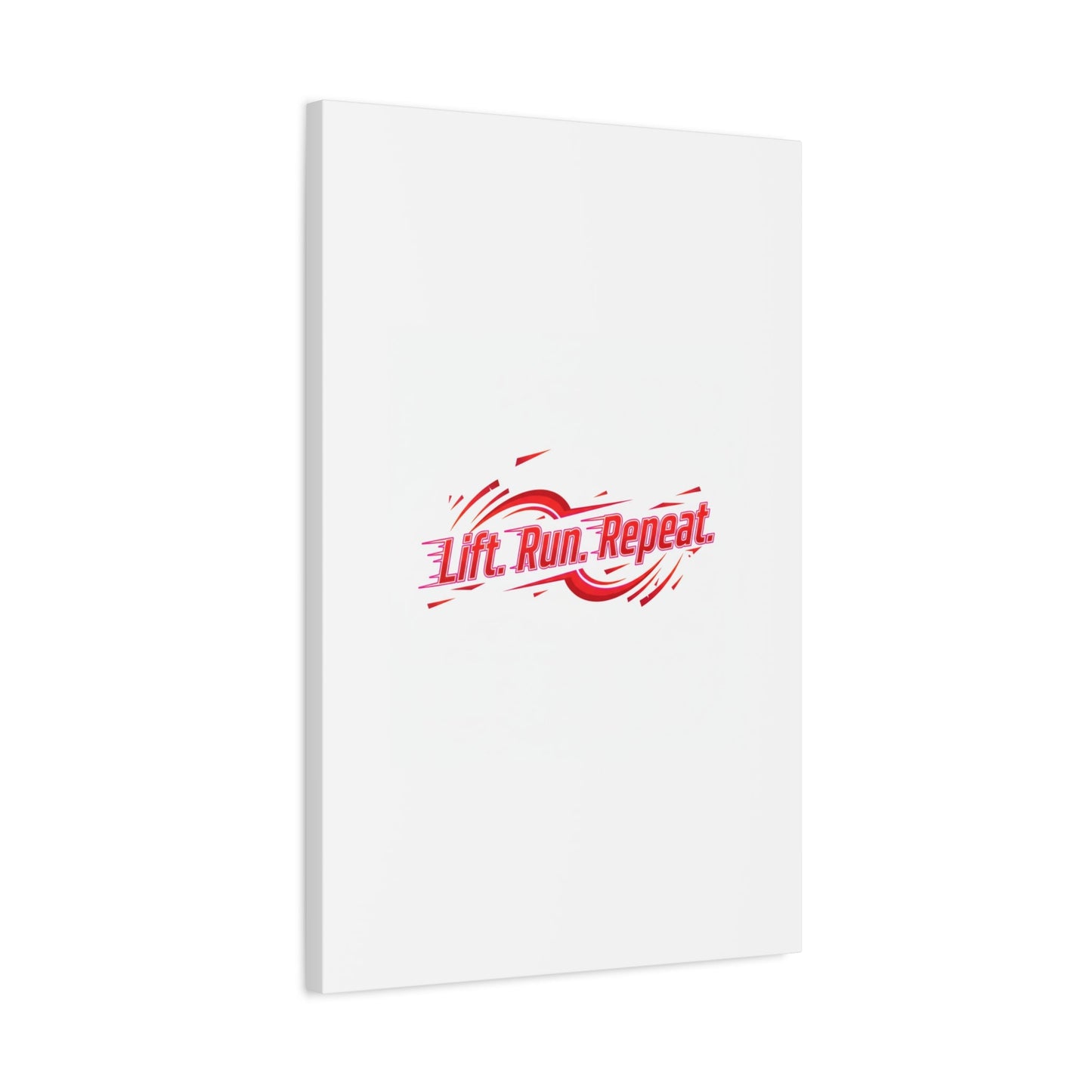 Lift Run Repeat Canvas | Fitness Wall Art, Gym Motivation