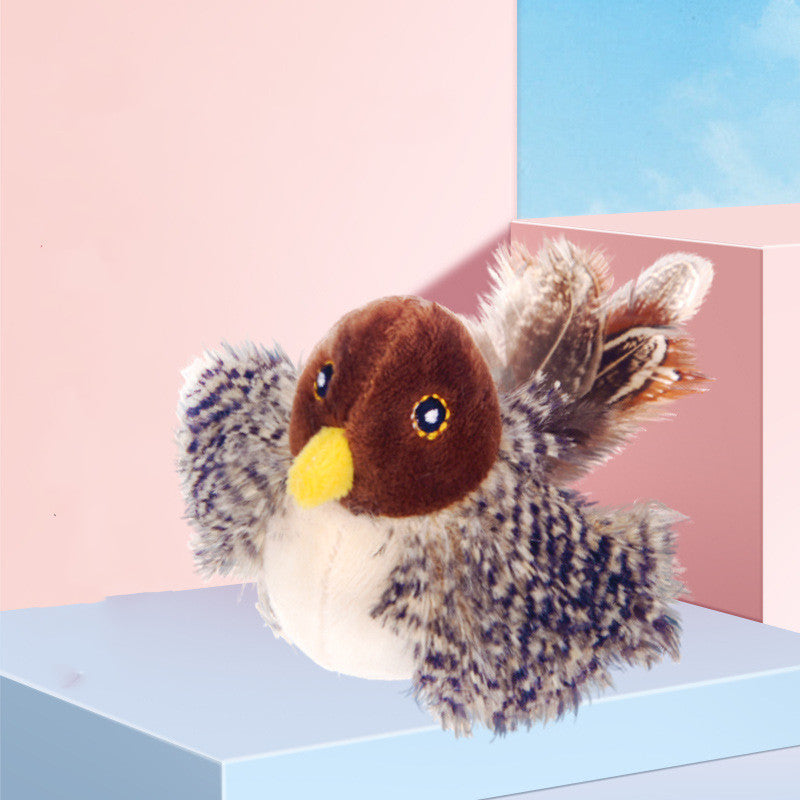 Flappy Feather Friend - The Ultimate Cat Entertainment Bird Toy