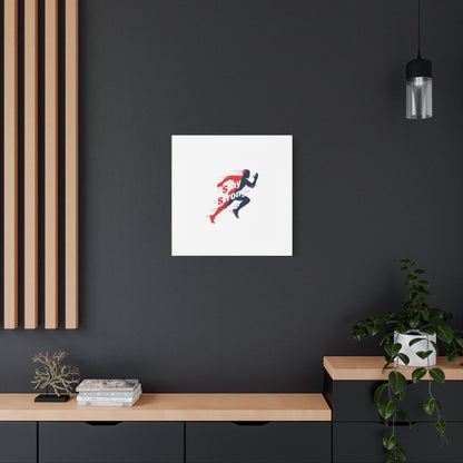 Stay Strong Runner Gym Canvas Wall Art