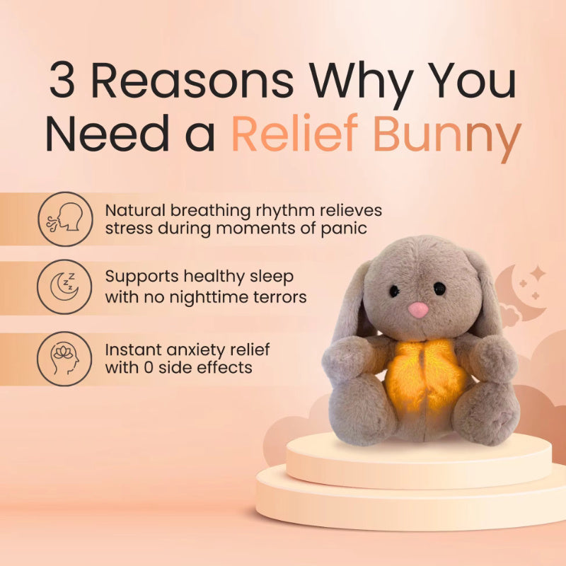 Breathing Bunny Soothing Sensory Plush – Calms Little Ones in Minutes