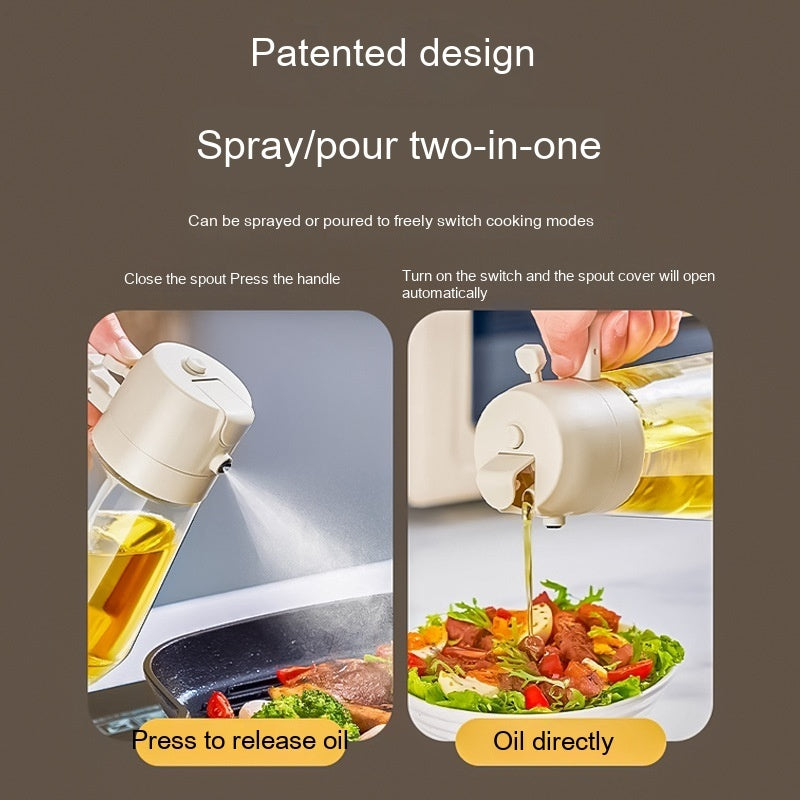 PerfectSpray™ 2-in-1 Olive Oil Dispenser - Cook Like a Pro!