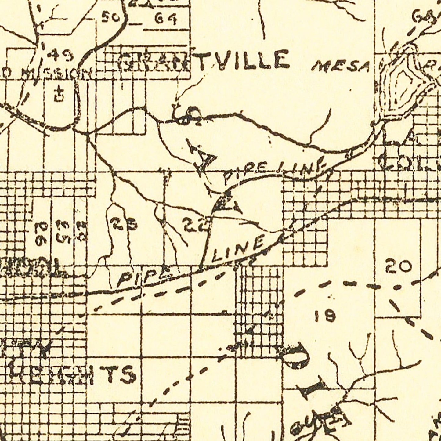Vintage Map of San Diego, California, 1895