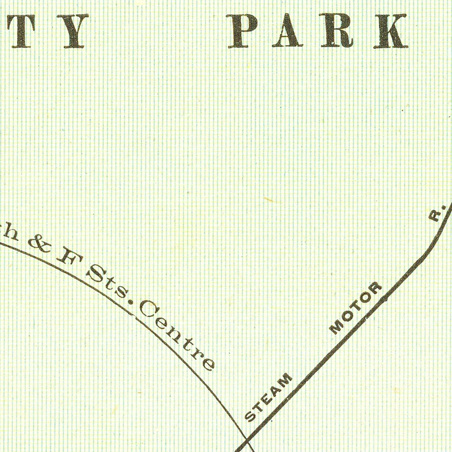 Vintage Map of San Diego, California, 1912 II