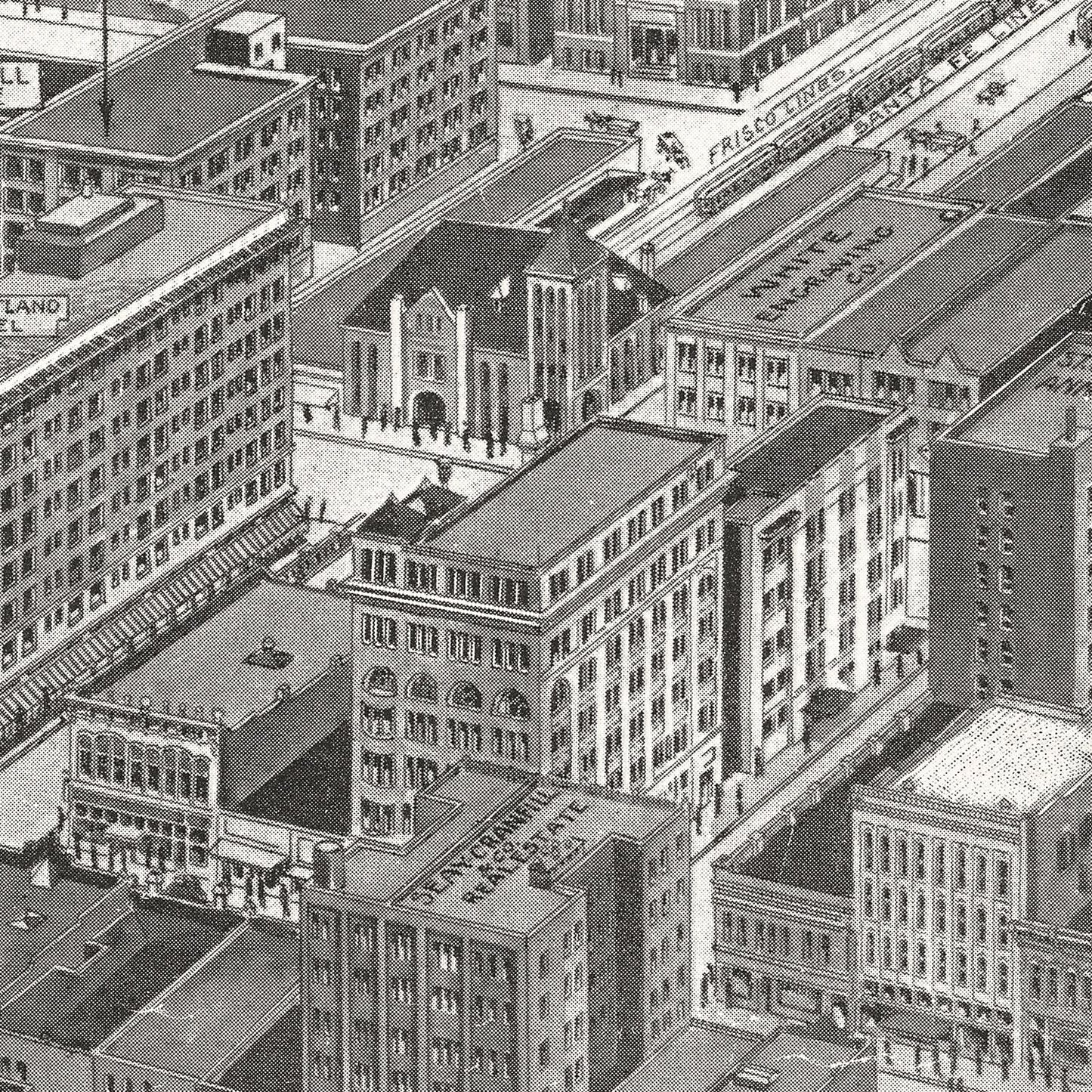 Vintage Map of Dallas, Texas, 1912