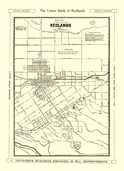 Vintage Map of San Jose, California, 1899