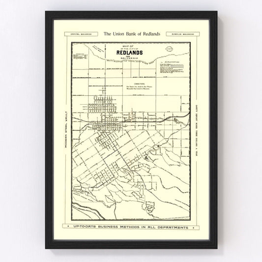 vintage map of San Jose, California, 1899, Santa Clara Valley city map