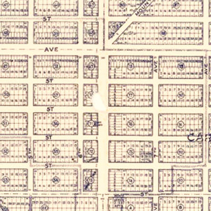 Vintage Map of Carmel-By-The-Sea, California, 1920