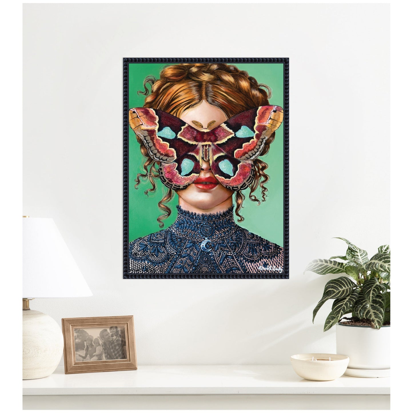 Forest Witch Framed Canvas Wall Art Print