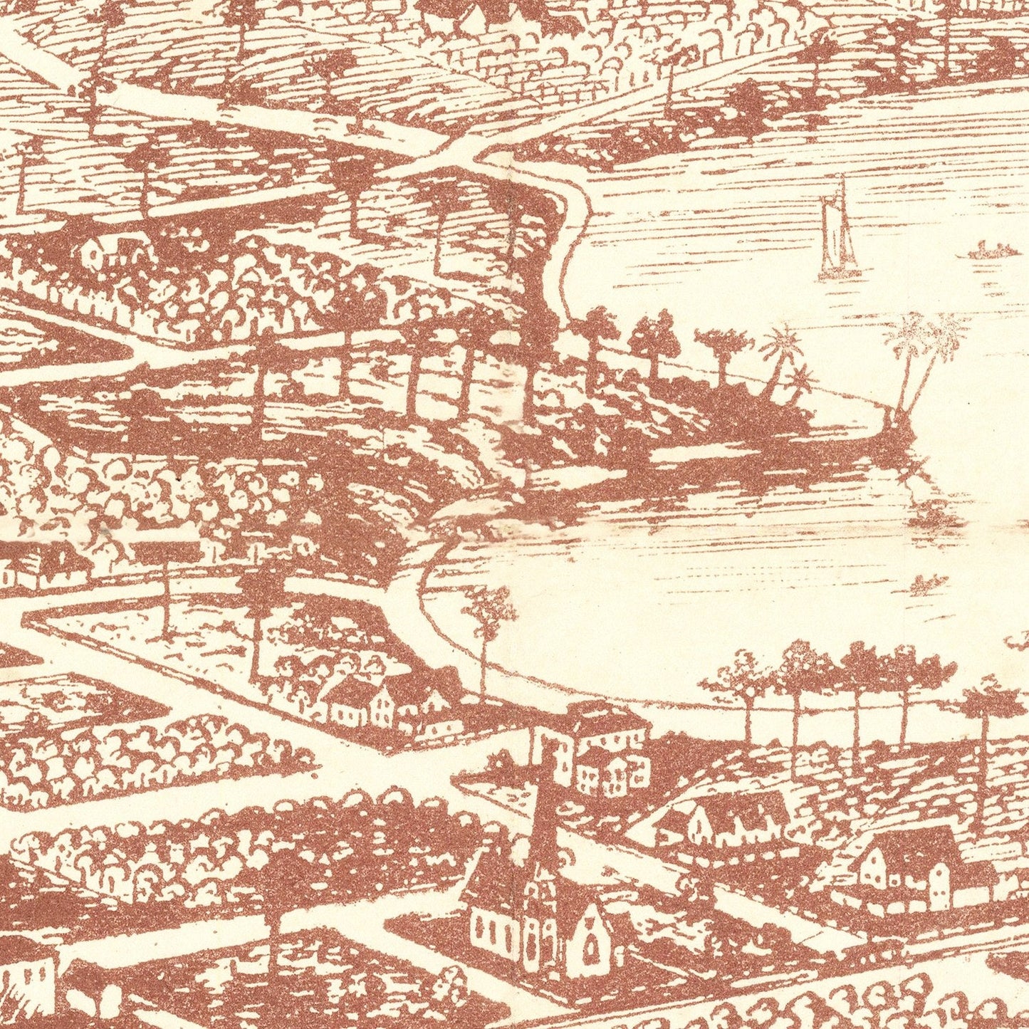 Vintage Map of Winter Park, Florida, 1885