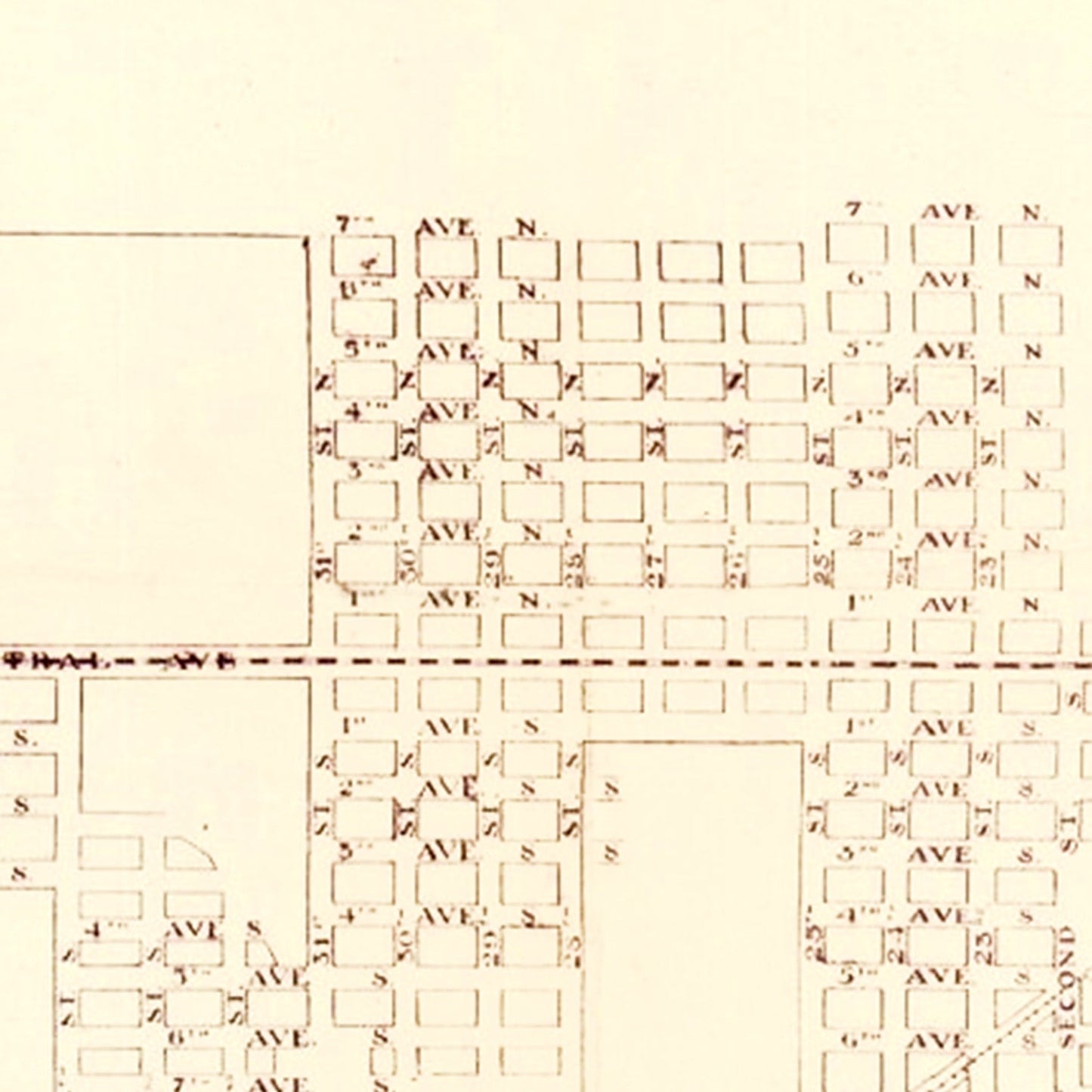 Vintage Map of St. Petersburg, Florida, 1918