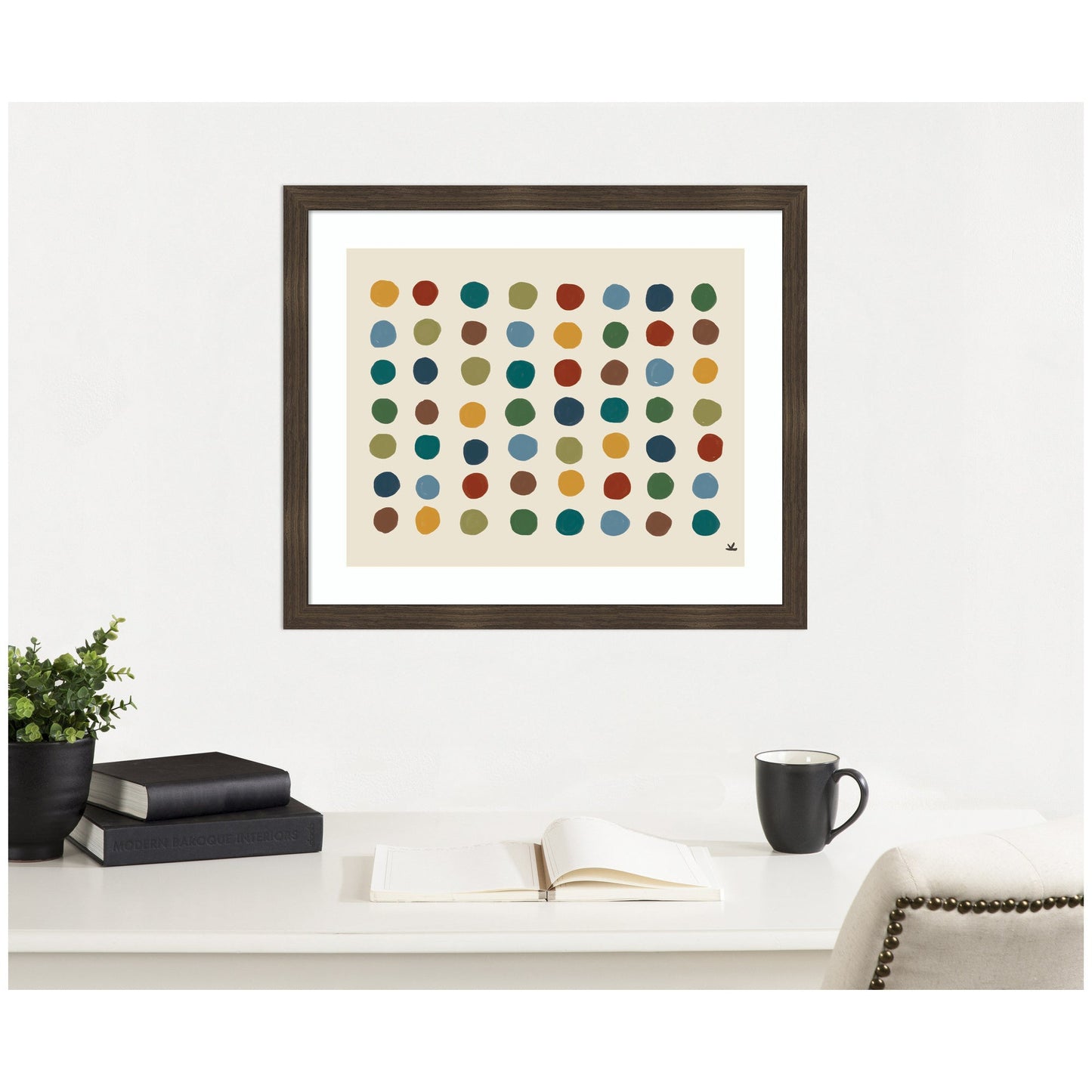 Meditation No. 3b by Kelly Knaga Framed Wall Art Print