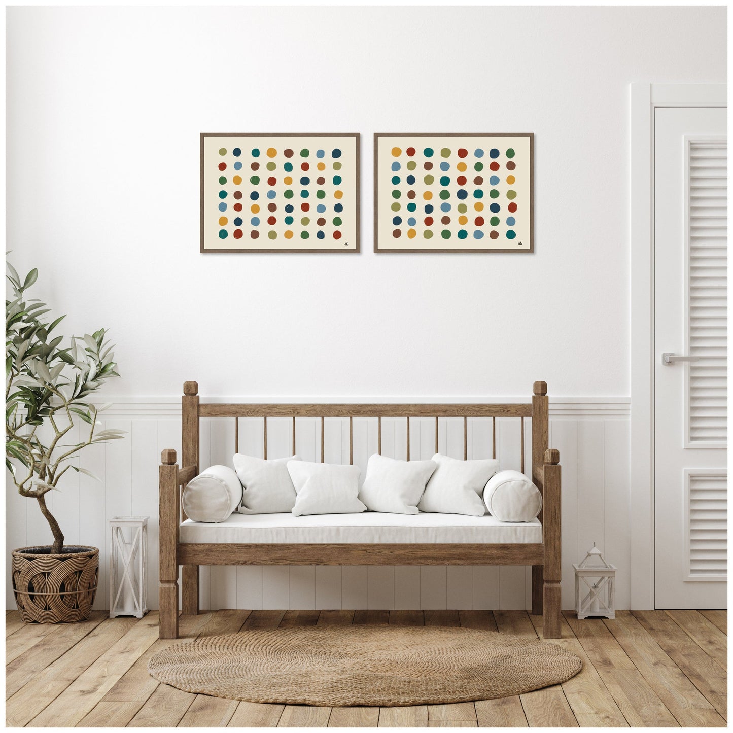 Meditation No.3 2 Piece Framed Canvas Wall Art Set by Kelly Knaga