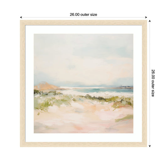 Tranquil Meadow Landscape Framed Wall Art
