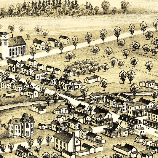 Vintage Map of West Chazy, New York, 1899