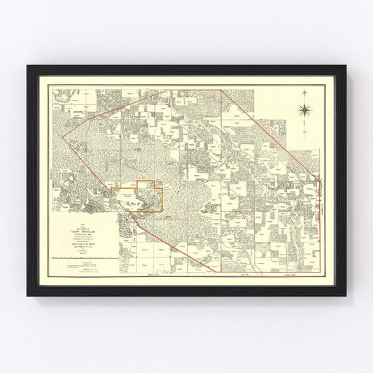 Vintage map of Juneau County, Wisconsin, 1902, digitally restored