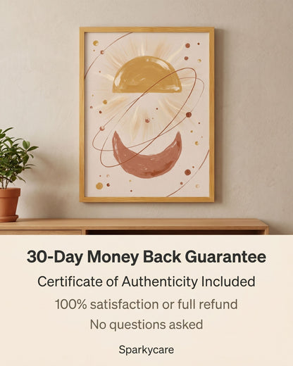 Golden Arc Celestial Boho Wall Art