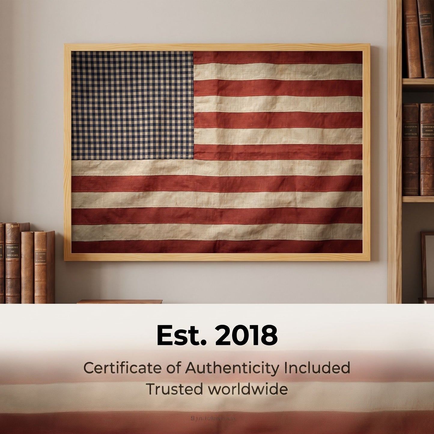 Vintage American Flag Wall Art