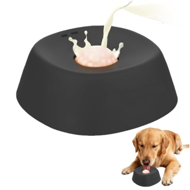 Slow Feeder Dog Lick Bowl: No-Spill Enrichment for Your Pet