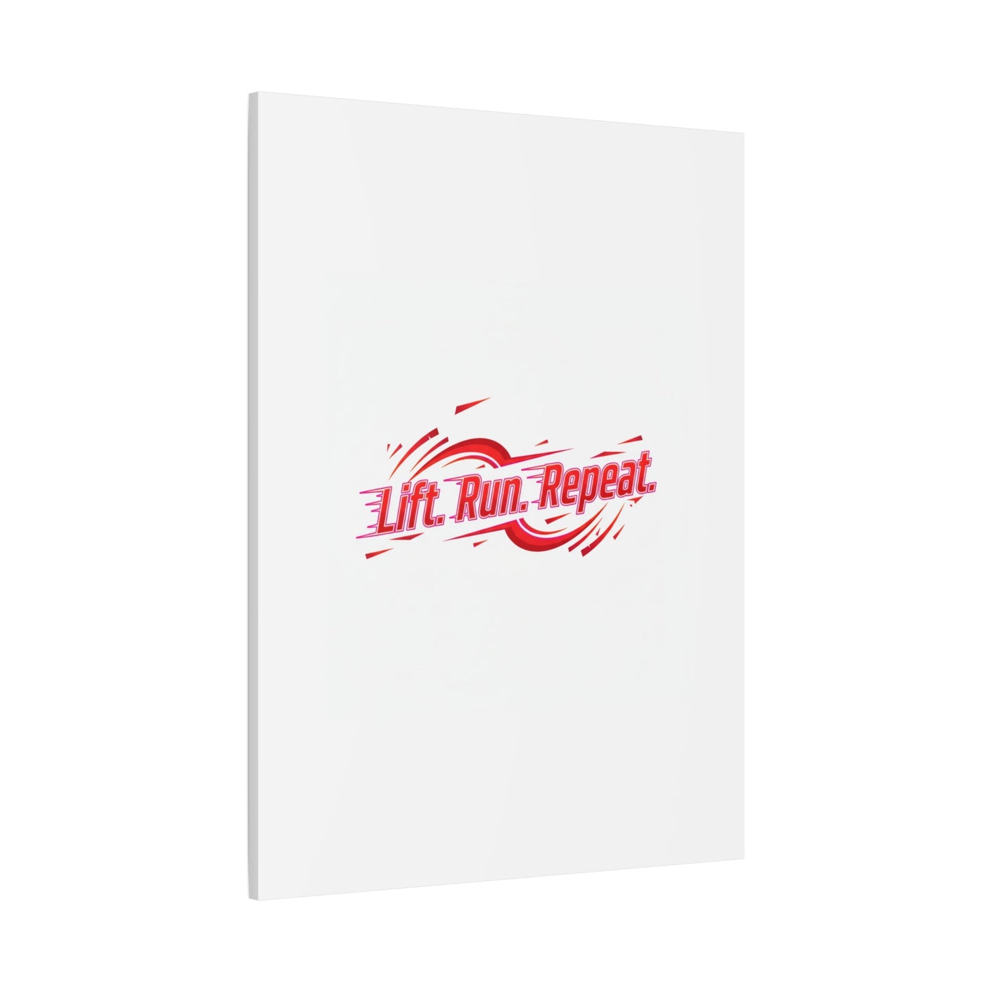Lift Run Repeat Canvas | Fitness Wall Art, Gym Motivation