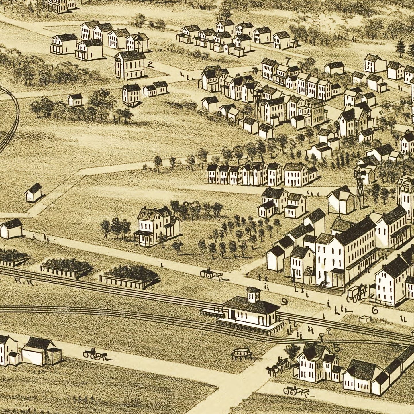 Vintage Map of Alburtis, Pennsylvania, 1893