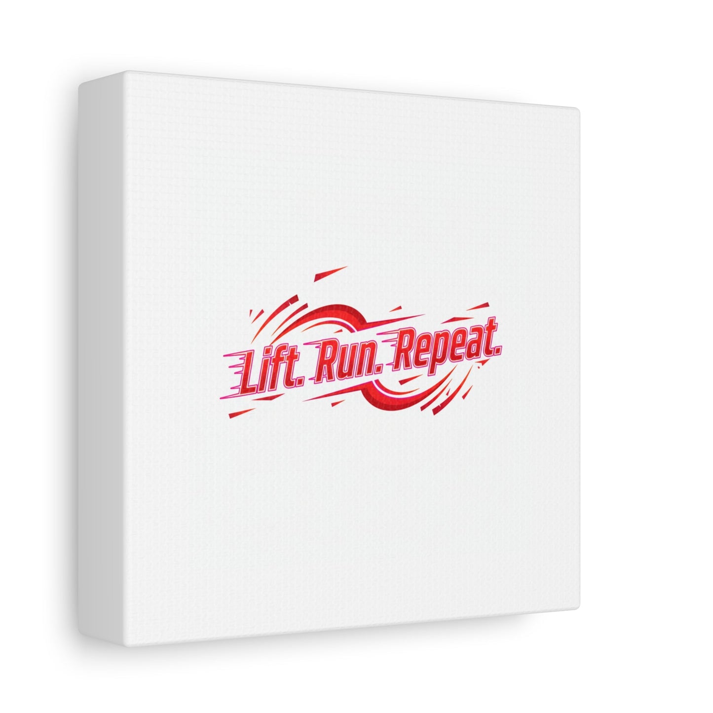 Lift Run Repeat Canvas | Fitness Wall Art, Gym Motivation